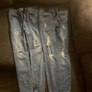 AERO High Rise & Hi Ri jegg, Sz 4, two pair